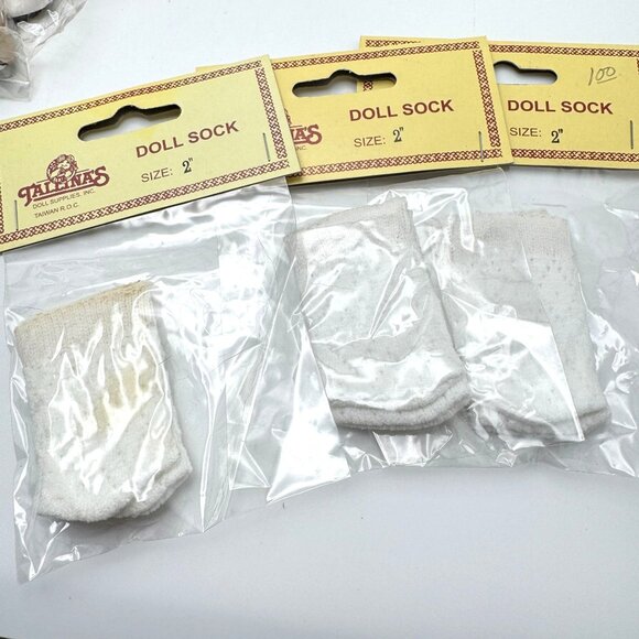 Mixed Lot Of 23 Tallinas Vintage Doll Shoes & Socks Wig Mixed Sizes Styles - Picture 2 of 16